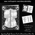 Sparkling Night Kimono Card in Monochrome Mini Kit
