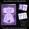 Butterfly Moon Kimono Card in Purple Mini Kit