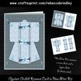 Opulent Orchid Kimono Card in Blue Mini Kit