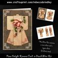 Rose Delight Kimono Card in Peach Mini Kit