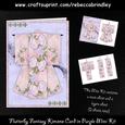 Flutterby Fantasy Kimono Card in Purple Mini Kit