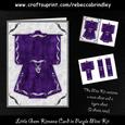 Little Gem Kimono Card in Purple Mini Kit