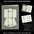 Opulent Orchid Kimono Card in Green Mini Kit