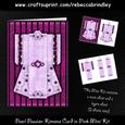 Pearl Passion Kimono Card in Pink Mini Kit