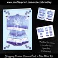 Yingyang Dreams Kimono Card in Blue Mini Kit
