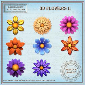 3D Flowers 2