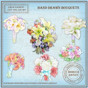 Hand Drawn Bouquets