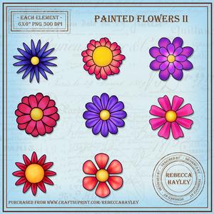 Painted Flowers 2