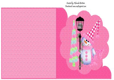 Snow Berry Christmas Cut and Fold