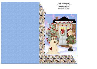 Christmas Spirit Cut and Fold