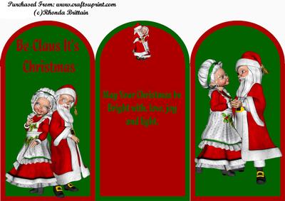 Be-claus Its Christmas Tri Fold