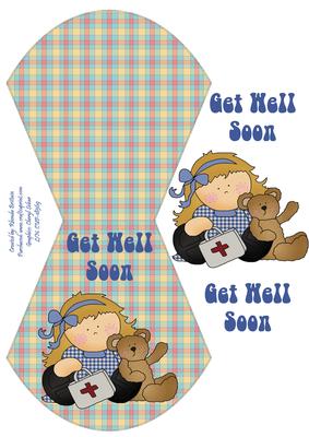 Get Well Soon Bumpkin Wobble Card