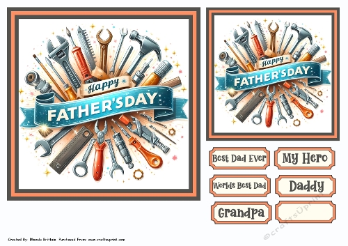 Happy Fathers Day Quick Card