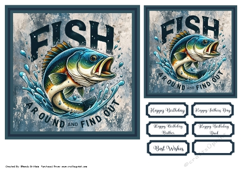 Fish Around And Find Out Quick Card