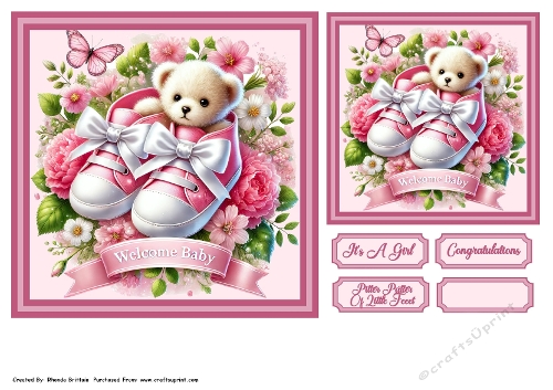 Its A Girl Topper