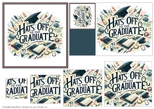 Hats off to the Graduate 5x5 Toppers and Pyramid 