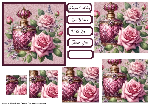 Floral Perfume Pyramid