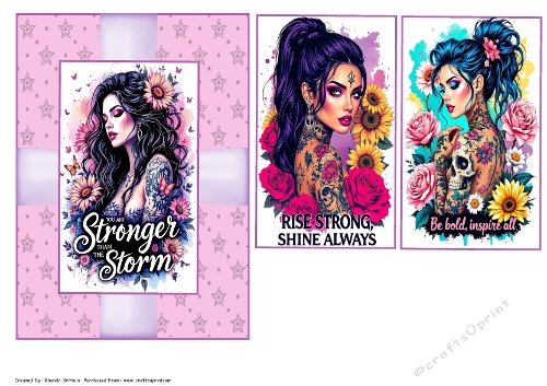 You Are Stronger Than The Storm Card 7x5 
