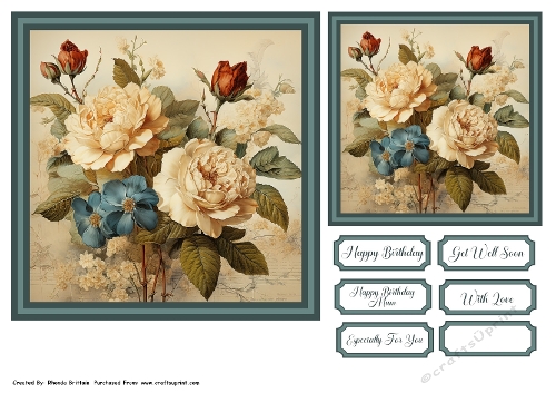 Floral 2 Toppers