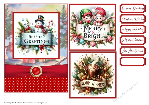 Christmas 1 Card Front 7x5