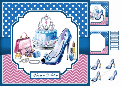 Birthday Glitter Queen 8x8 Mini Kit