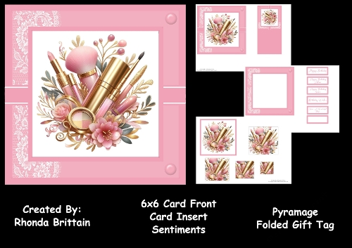 Make-up and Flowers Mini Kit 6x6