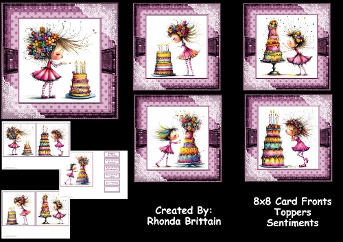 Lets Eat Cake Mini Kit 8x8