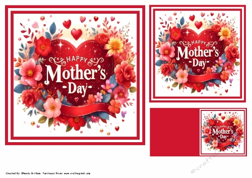Happy Mothers Day 2 Card Fronts