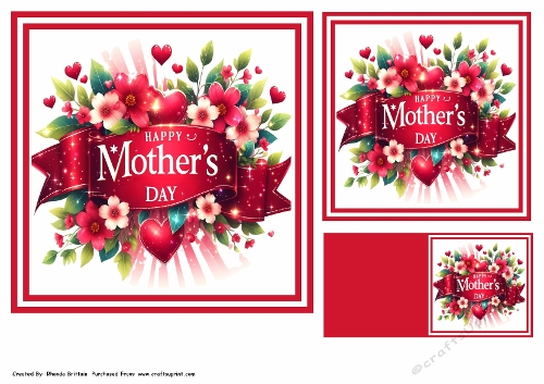 Happy Mothers Day 3 Card Fronts
