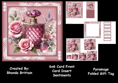 Vintage Perfume Mini Kit 6x6
