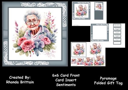Happy Birthday Grandma Mini Kit 6x6