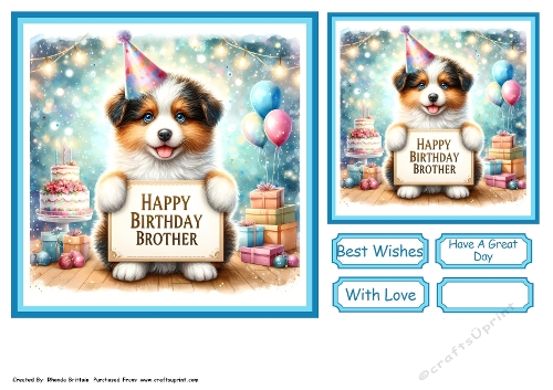 Happy Birthday Brother Toppers