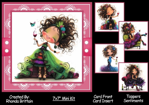 Fashion and wine Mini Kit 7x7