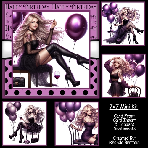 Birthday Celebrations Mini Kit 7x7