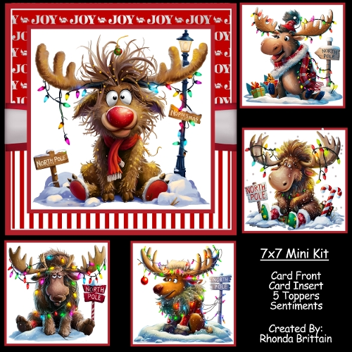 Rudolf and Friends Mini Kit 7x7