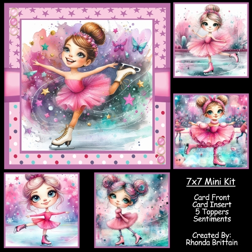 Ice Skating Princess Mini Kit 7x7
