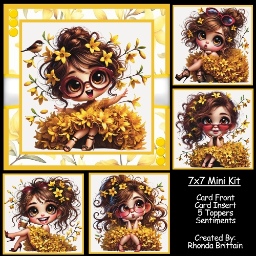 Frannie Forsythia Mini Kit 7x7