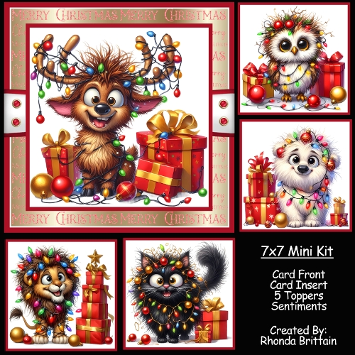 Christmas Animals 1 Mini Kit 7x7