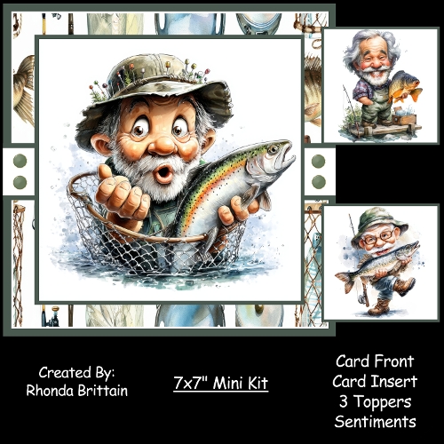 Gone Fishing Mini Kit 7x7