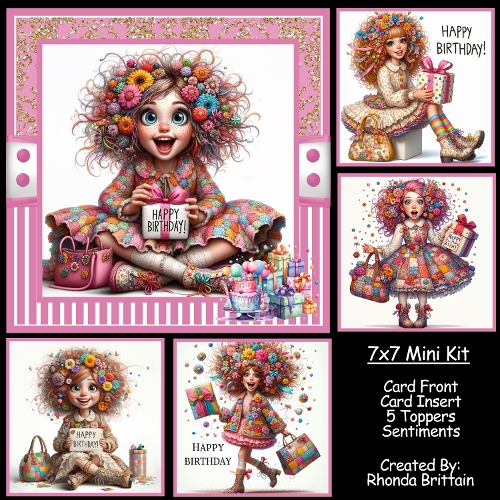 Happy Birthday Mini Kit 7x7