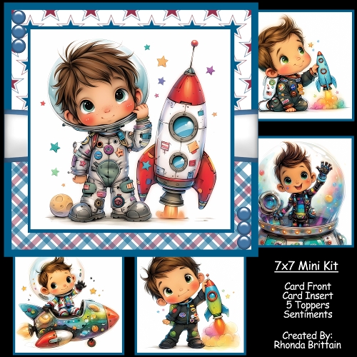My Little Astronaut Mini Kit 7x7