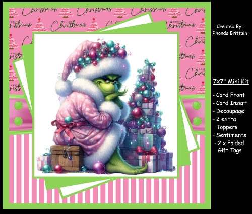 Merry Grinchmas 1 Mini Kit 7x7