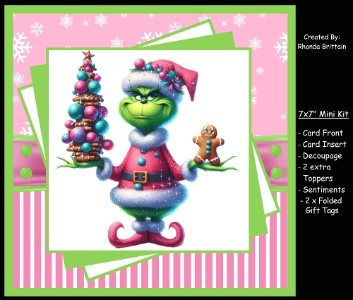 Merry Grinchmas 3 Mini Kit 7x7