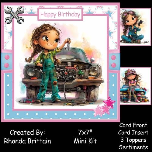 My Girly Mechanic 1 Mini Kit 7x7