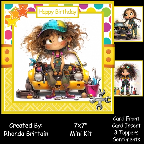 My Girly Mechanic 2 Mini Kit 7x7