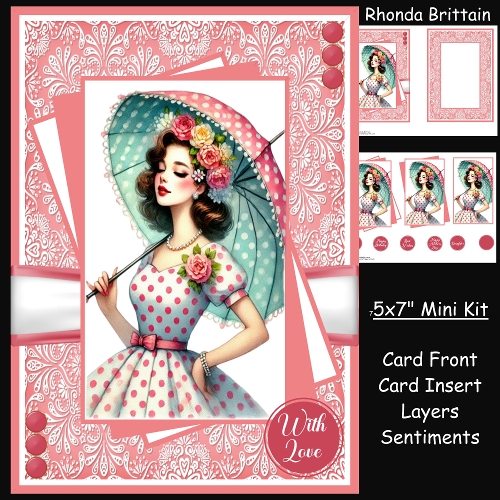 Pin Up Girl Mini Kit 5x7