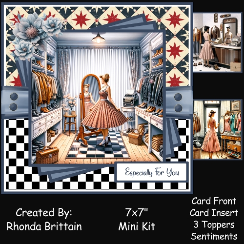 Rockabilly Shopping For the Sock Hop Mini Kit 7x7
