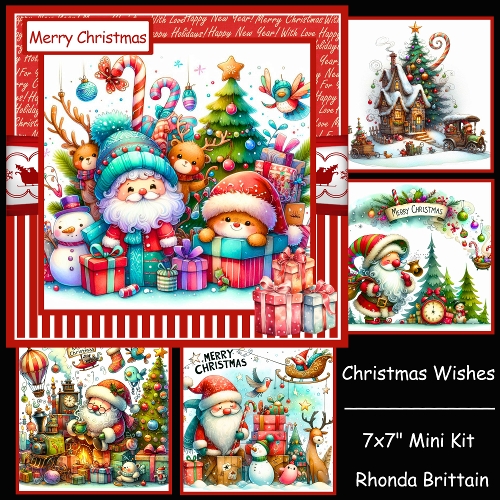 Merry Christmas Mini Kit 7x7