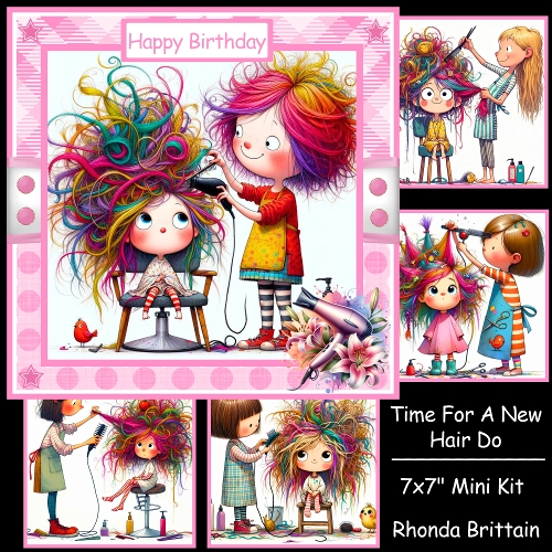 Time for A New Hair Do Mini Kit 7x7
