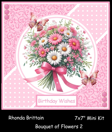Bouquet of Flowers 2 Mini Kit 7x7